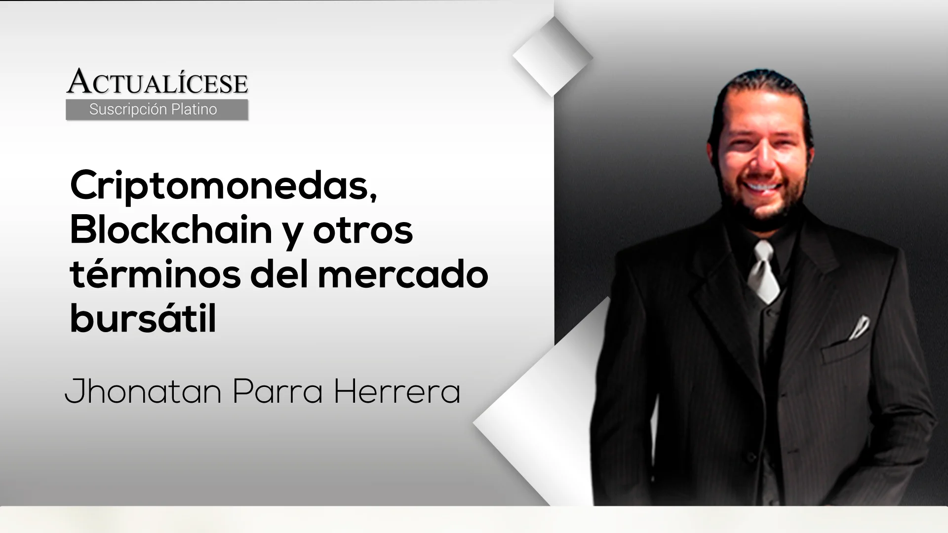 Criptomonedas, Blockchain y otros  términos del mercado bursátil