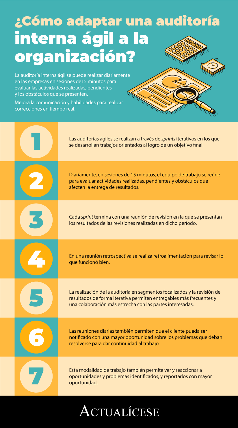 [Infografía] ¿Cómo adaptar una auditoría ágil a la organización?