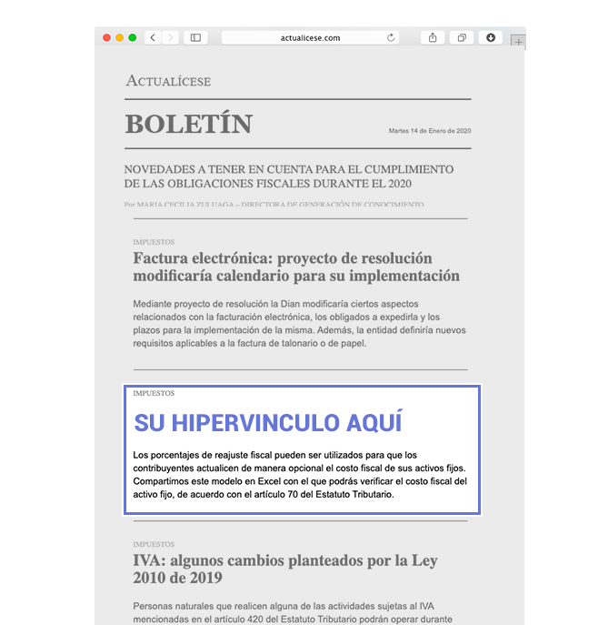 Boletines diarios, un beneficio exclusivo para nuestros suscriptores