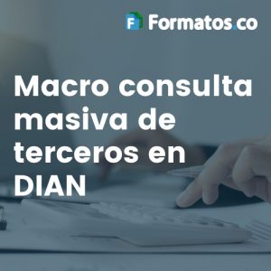 Macro consulta masiva de terceros en la DIAN - Ofiscol.com SAS