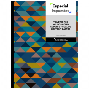 [Libro Digital] Tiquetes POS válidos como soporte fiscal de costos y gastos