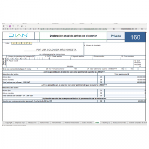 Formulario 160 AG 2023 para la declaración de activos en el exterior