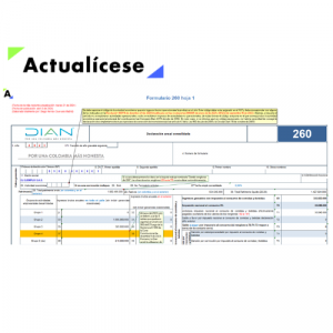 [Liquidador] Formulario 260 AG 2023 – declaración anual del régimen simple (personas naturales y jurídicas que llevan contabilidad)