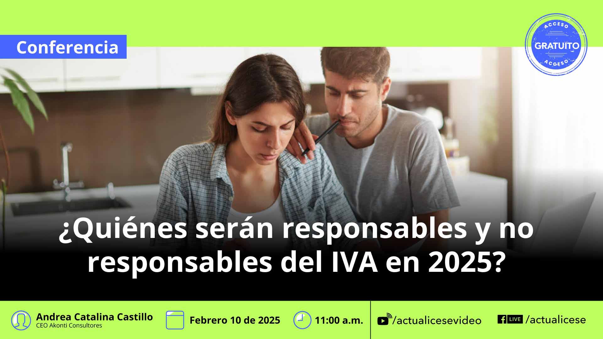 [Conferencia] ¿Quiénes serán responsables y no responsables de IVA en 2025?