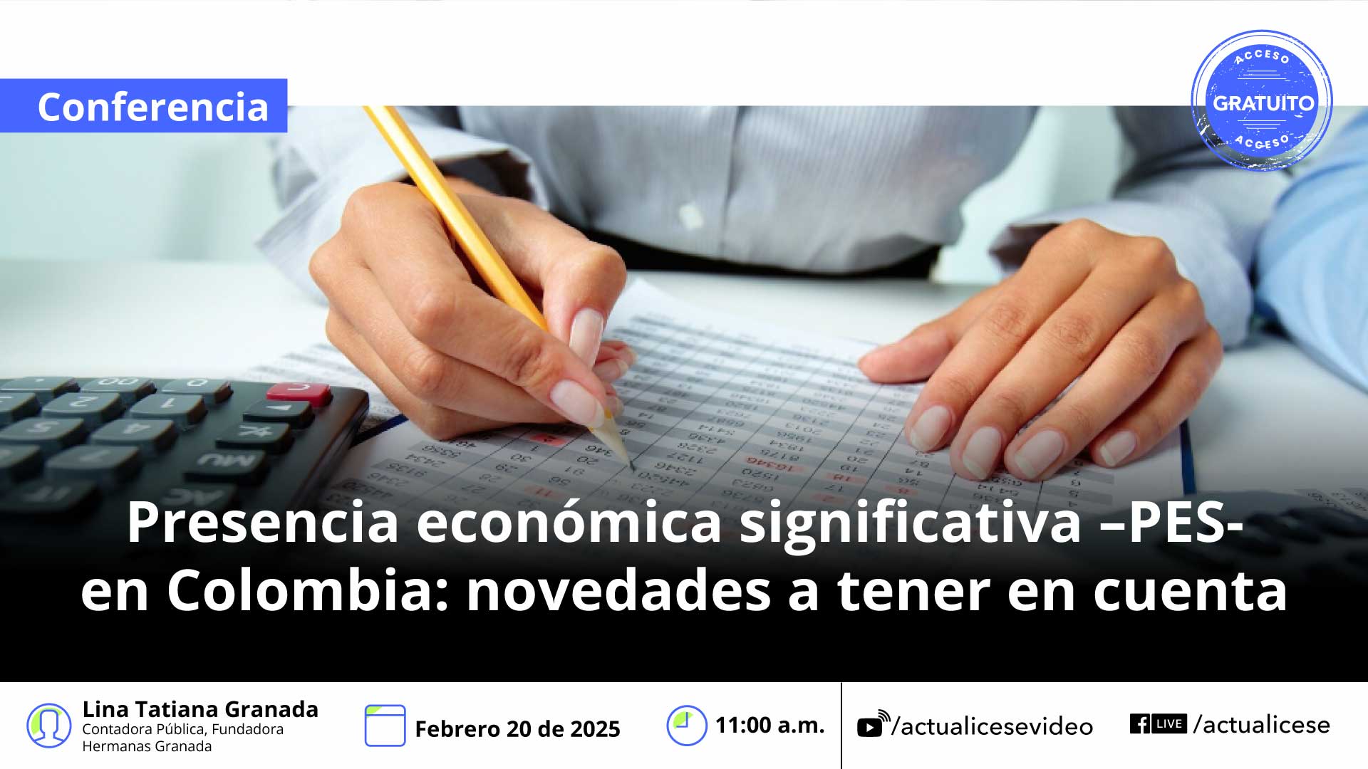 [Conferencia] Presencia económica significativa –PES– en Colombia: novedades a tener en cuenta