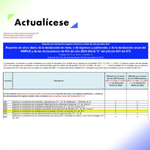 [Liquidador] Plantilla de los formatos 1011, 1012 y 2275 de exógena 2024: reporte de otros datos de renta e IVA